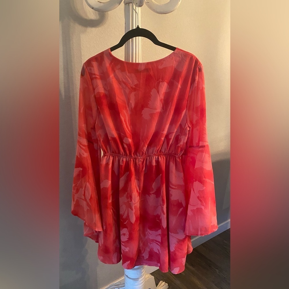 Hot Pink Front Knot Dress | NWOT | Size Medium | US 6 - Picture 7 of 7